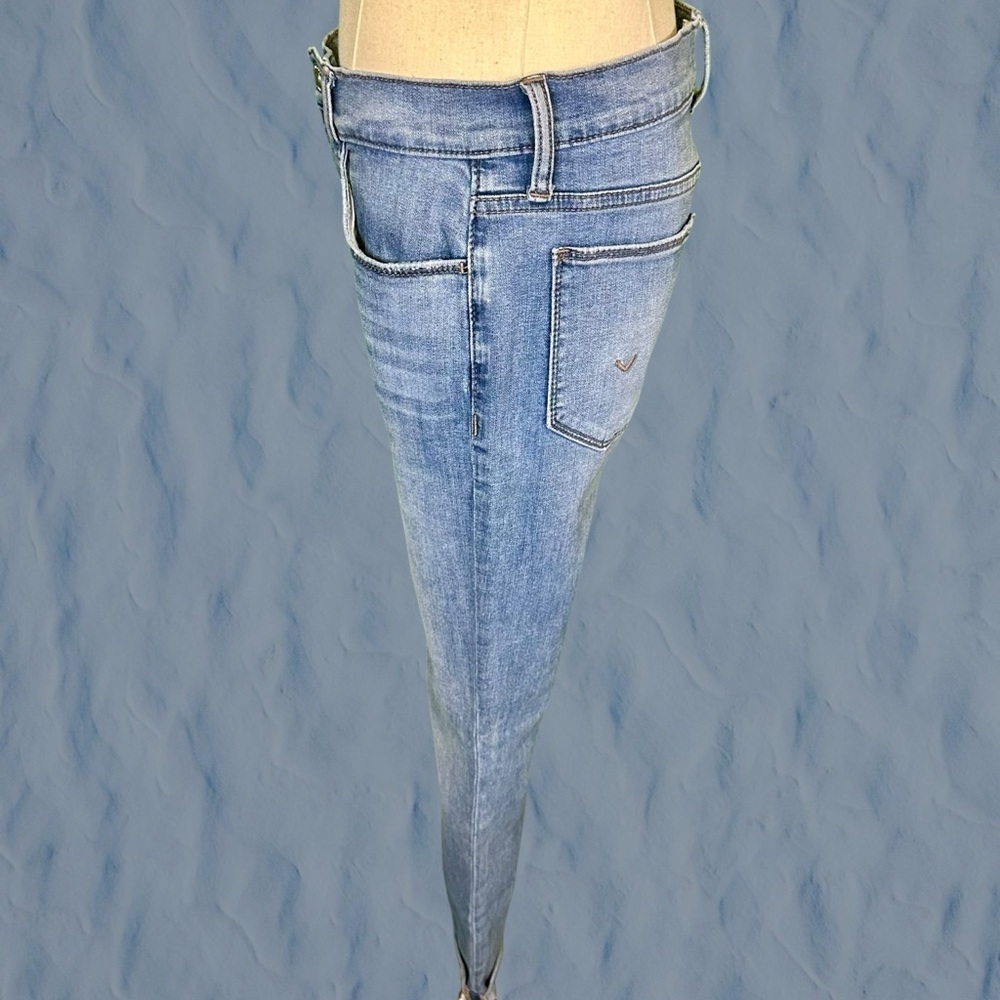 Hudson Jeans ‘Blair’ High Rise Straight Leg Cropped Jeans in Medium Blue Wash 27 - Picture 8 of 16
